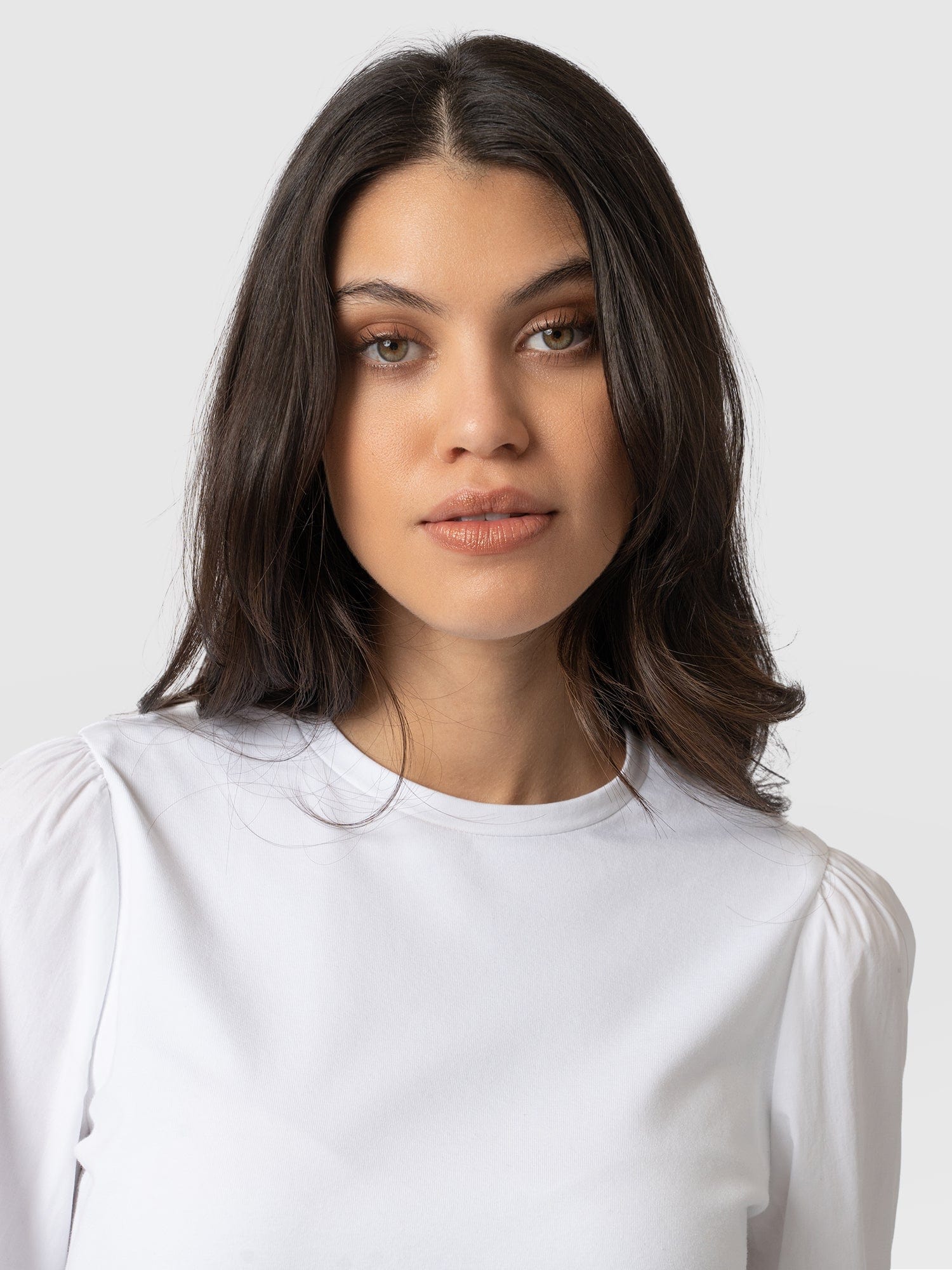 Eva Mockable Top White - Women's Tops | Saint + Sofia® USA